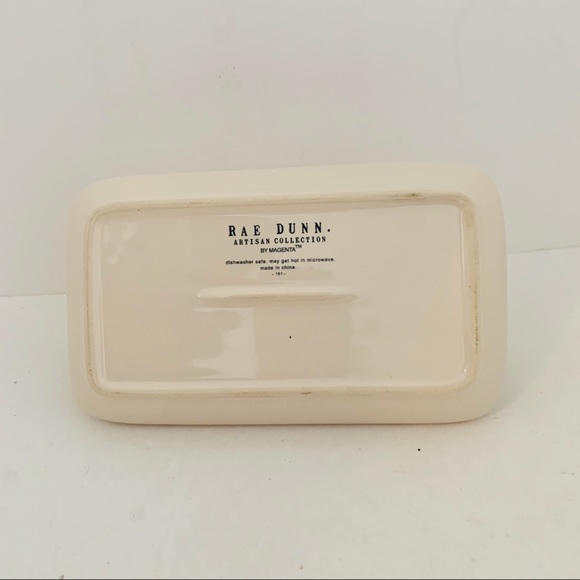 Rae Dunn by Magenta Gobble Butter Dish NWOT - Picture 4 of 6